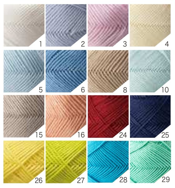 画像2: [10501] オリムパス  ミルキーベビー 40g 玉巻 各色 (2)