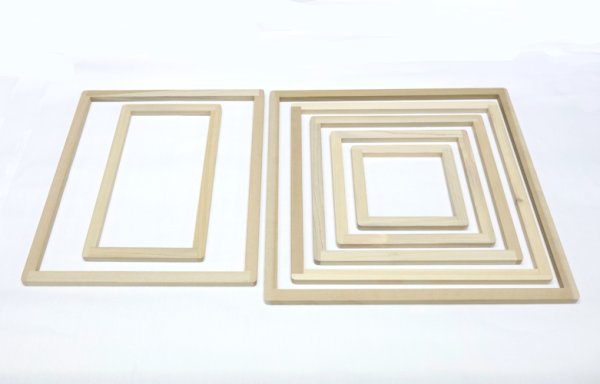 画像2: [10504] 絽刺し枠　10×10cm (2)