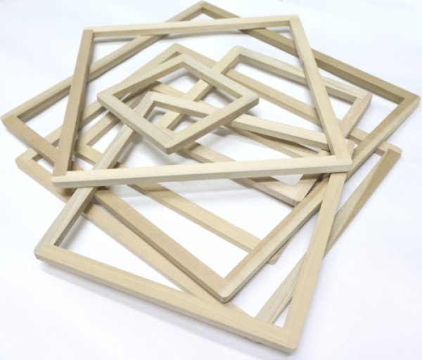 画像3: [10504] 絽刺し枠　10×10cm (3)