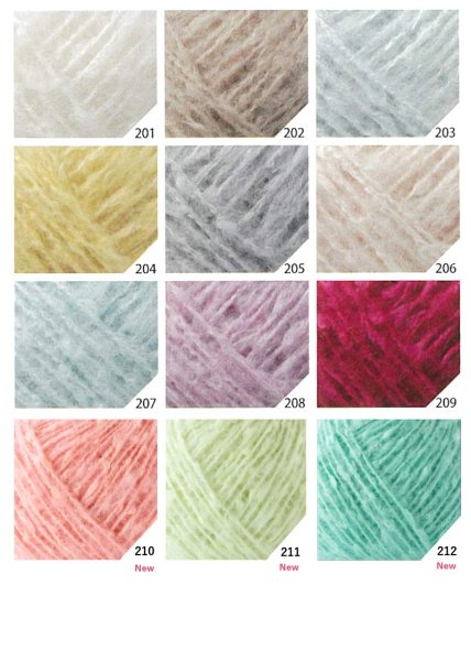 画像2: [10377] オリムパス  自然のつむぎ mofu 30g 玉巻 各色 (2)