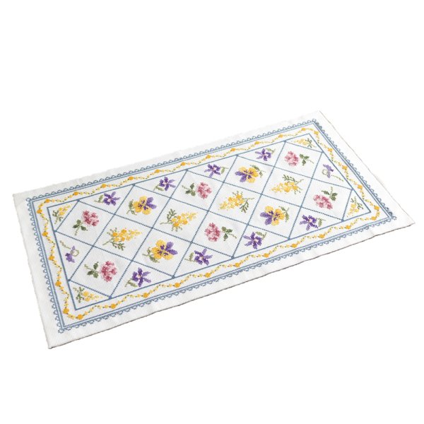 画像2: [10517] オノエ・メグミ　Mimosa　Collection　テーブルセンター　ミモザと春の小花 (2)