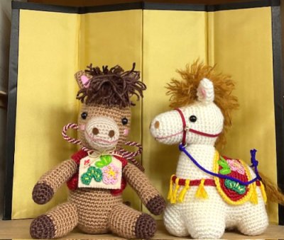 画像1: [10549] オリムパス　干支キット　絵馬とお馬さん