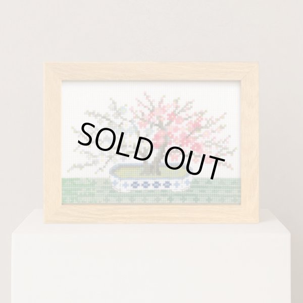 画像2: [10554] オリムパスクロスステッチキット　12ヶ月のＢＯＮＳＡＩ　「2月 紅白梅」 (2)