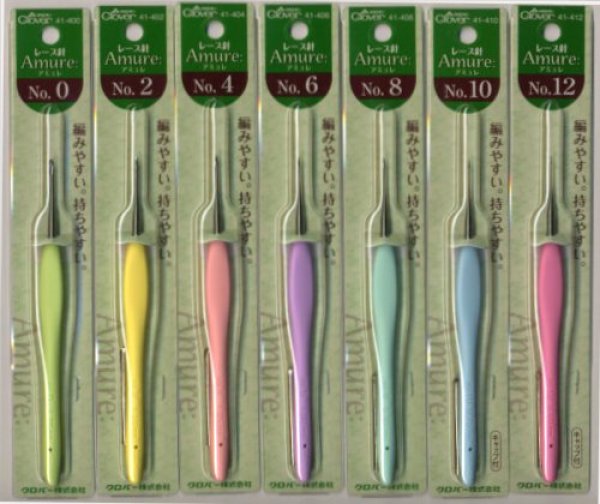 6386] クロバー レース針 アミュレ Amure 各種 - 手芸の越前屋
