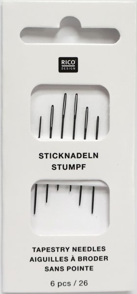 画像1: [10572] RICO タペストリー針 26　黒 (1)