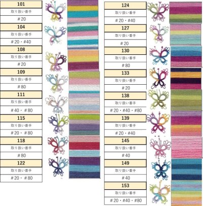 画像1: [5065] リズベスレース糸　Lizbeth　#80 