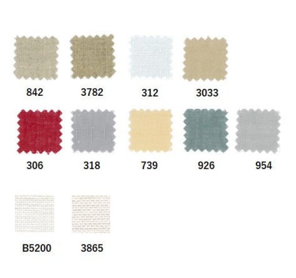 画像1: [9499] DMC Linen 28ct 各色  (1)