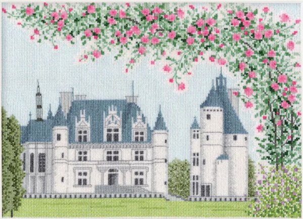 画像1: [5799] オリムパス　クロスステッチキット　世界遺産と世界の風景から　〜シュノンソー〜 (1)