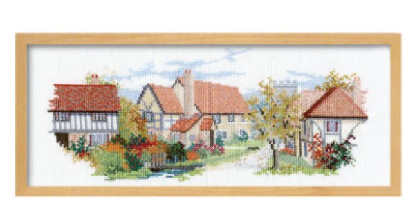 画像2: [5789] オリムパス　クロスステッチキット　〜オクトーバーレーン〜 (2)