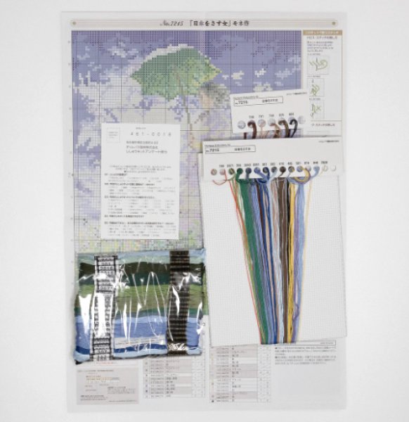 画像3: [5861] オリムパス クロスステッチキット　アートギャラリー　「日傘をさす女」モネ作 (3)