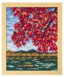 画像2: [5765] オリムパス　クロスステッチキット　四季を彩る　日本の名所　紅葉の嵐山 (2)