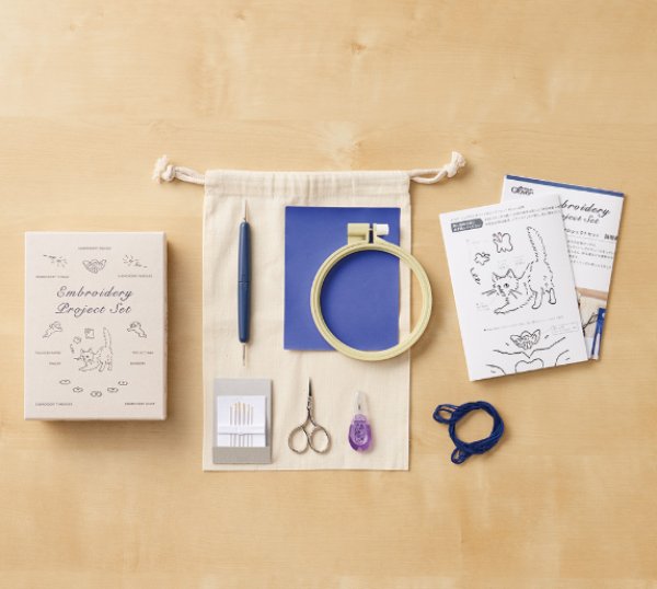 画像2: [10658] クロバー　エンブロイダリープロジェクトセット (2)