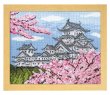 画像2: [5768] オリムパス　クロスステッチキット　四季を彩る　日本の名所　春の姫路城 (2)