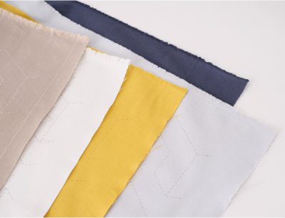 画像2: [10665] ルシアン COSMO お祝いの刺し子布　寿 / ホワイト