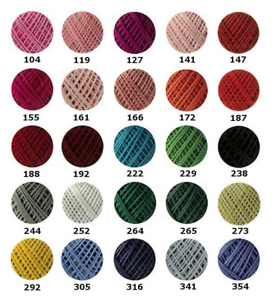 画像2: [10175] オリムパス　エミーグランデ＜カラーズ＞レース糸 (2)