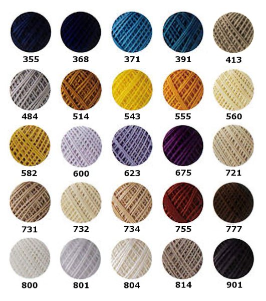 画像3: [10175] オリムパス　エミーグランデ＜カラーズ＞レース糸 (3)