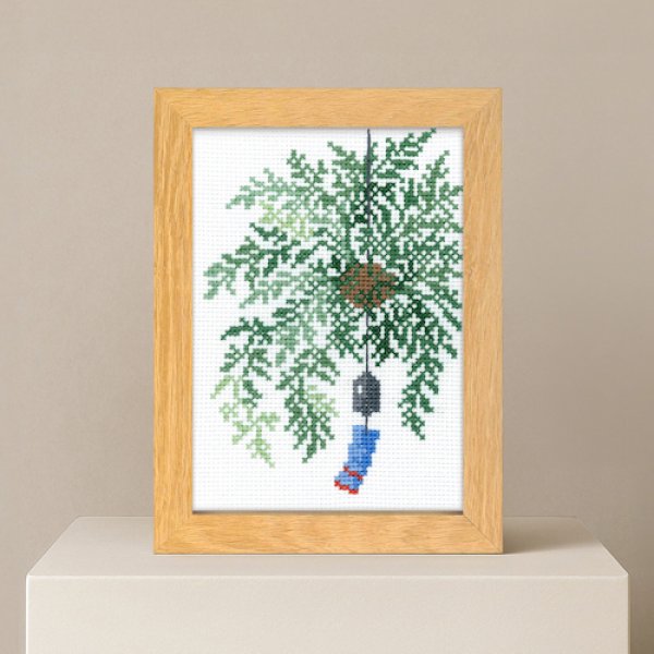 画像2: [10701] オリムパスクロスステッチキット　12ヶ月のＢＯＮＳＡＩ　「7月 しのぶ」 (2)