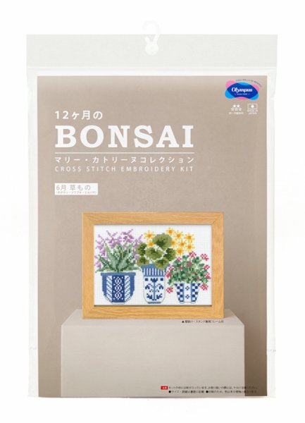 画像3: [10700] オリムパスクロスステッチキット　12ヶ月のＢＯＮＳＡＩ　「6月 草もの」 (3)