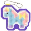 画像2: [10712] はじめてのクロスステッチ　フェアリーチャームキット　4.ユニコーン (2)