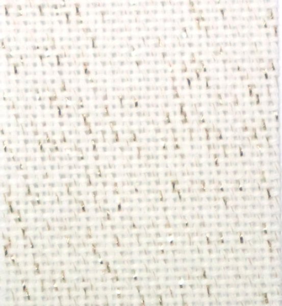 画像1: [10739] Zweigart ベラーナ 20ct  ラメ入り 18（金ラメ）【現品限り】 (1)