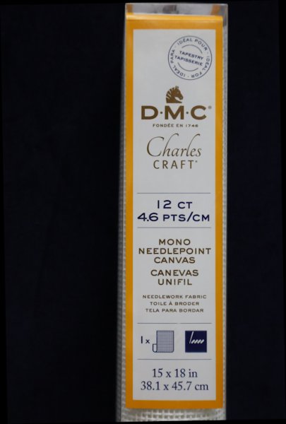 画像3: [10839]  DMCモノキャンバス 12ct 4.6目 col.BLANC　サイズ：38.1×45.7cm  (3)