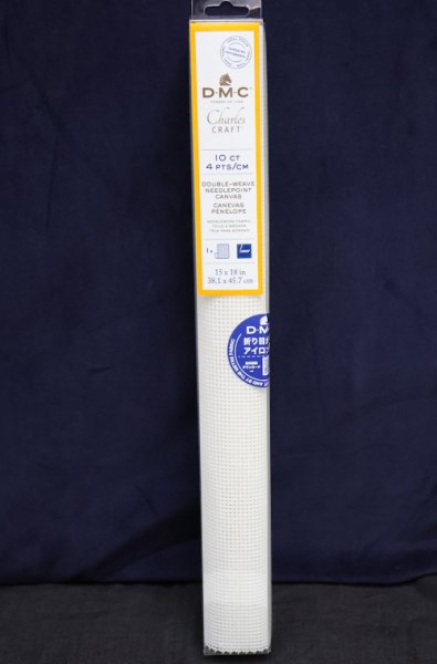 画像1: [10838]  DMCペネロペキャンバス 10ct 4目 col.BLANC　サイズ：38.1×45.7cm  (1)