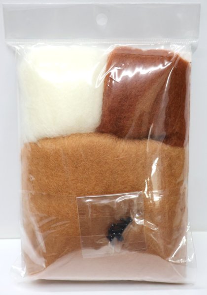 画像2: [10845] ハマナカ　羊毛フェルトキット　もふもふビレッジ　くるりんリス＆にぎやかどんぐり (2)