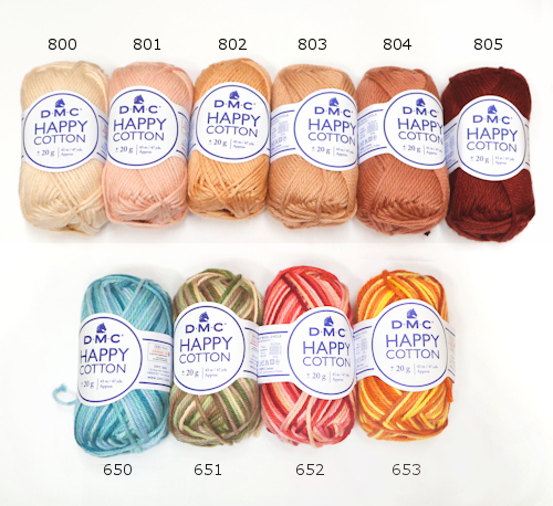 DMC HAPPY COTTON　新色が入荷しました
