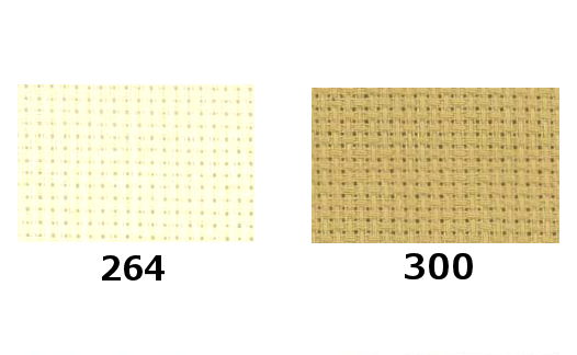  Zweigart 18ct アイーダ　2色追加しました